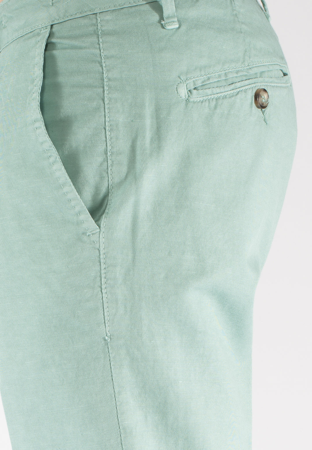Pantalone uomo bianco Capri fit in cotone e lino