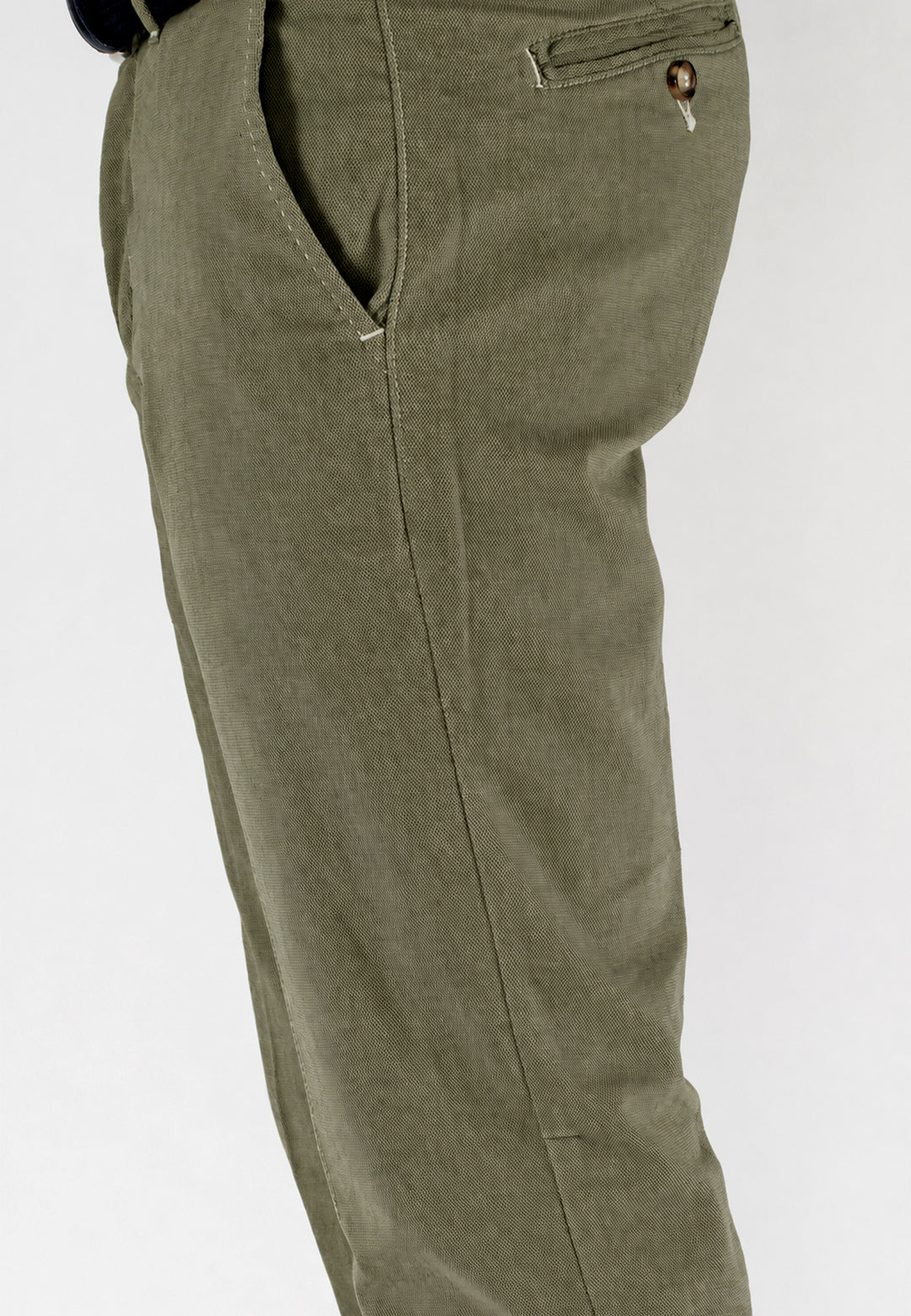Pantalone uomo Capri fit in cotone stretch nido d’ape