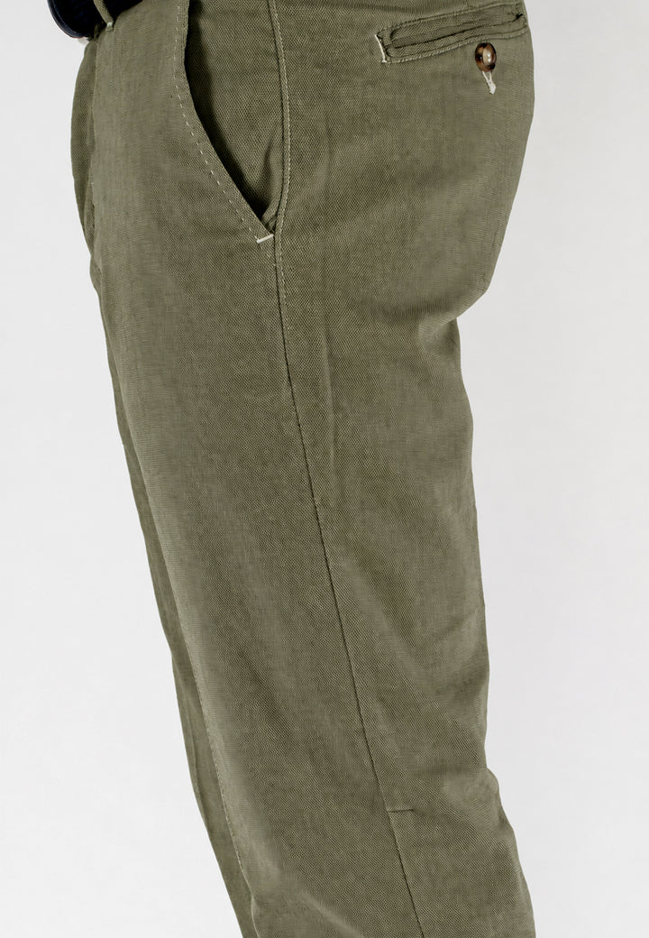 Pantalone uomo Capri fit in cotone stretch nido d’ape